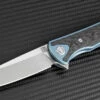 Artisan Cutlery Artisan ATZ1707GGN Shark, 3.94" S35VN Plain Blade, Green Titanium Handle