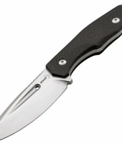 Boker Plus BOP02BO770 Caracal Fixed Blade D2 Steel, Satin Finish, Black G-10 Handle