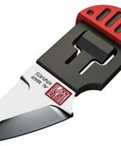 Al Mar Stinger Keychain 1001RBK, 1.3" D2 Plain Blade, PP + TPR Handle