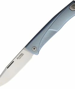 LionSteel Thrill Slip Joint - Blue Ti (3.2" Satin M390) TL BL