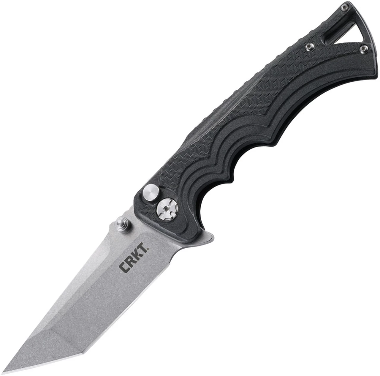 CRKT BT Fighter 5225 Button Lock Folder, 3.64" 8Cr13MoV Stonewash Plain Blade, Black Glass Reinforce Fiber Polymide Handle 1 CRKT BT Fighter 5225 Button Lock Folder, 3.64" 8Cr13MoV Stonewash Plain Blade, Black Glass Reinforce Fiber Polymide Handle