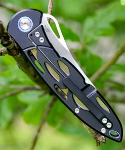 Artisan Cutlery Artisan Dragonfly ATZ1801GBKS, 3.94" S35VN SS Plain Blade, Black TC4 Titanium Handle -Buck Knives Sales 1801gbks.3 31551.1566586042