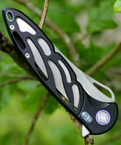 Artisan Cutlery Artisan Dragonfly ATZ1801GBKS, 3.94" S35VN SS Plain Blade, Black TC4 Titanium Handle -Buck Knives Sales 1801gbks.4 28859.1566586042