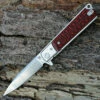 Artisan Cutlery Artisan Classic Damascus ATZ1802GDBR, 3.94" Damascus Plain Blade, RedG10/Damascus Handle