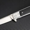 Artisan Classic ATZ1802PBKC, 3.94" D2 Steel Plain Blade, Black G10 Handle