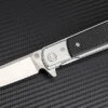 Artisan Cutlery Artisan Classic ATZ1802PBKF, 3.94" D2 Steel Plain Blade, Black G10 Handle
