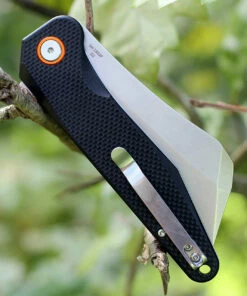 Artisan Cutlery Artisan Osprey ATZ1803PBKF, 3.94" D2 Plain Blade, Black (Flat) G-10 Handle -Buck Knives Sales 1803pbkf.3 22189.1566586029