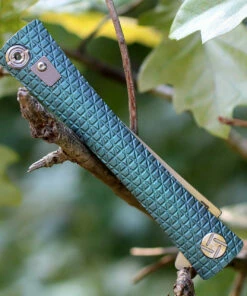 Artisan Cutlery Artisan ATZ1805GGNM S Waistline, 4" M390 Plain Blade, Green Titanium Handle -Buck Knives Sales 1805ggnm.6 85442.1566586002