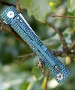 Artisan Cutlery Artisan ATZ1805GGNS S Waistline, 4" S35VN Plain Blade, Green Titanium Handle -Buck Knives Sales 1805ggns.2 86294.1566585992