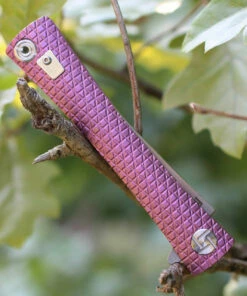 Artisan Cutlery Artisan ATZ1805GREM S Waistline, 4" M390 Plain Blade, Purple Titanium Handle -Buck Knives Sales 1805grem.3 22795.1566586006