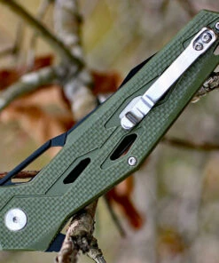 Artisan Cutlery Artisan Interceptor ATZ1812PBGN, 3.54" D2 Black Tanto Blade, Green G10 Handle -Buck Knives Sales 1812pbgn.2 90344.1566586097