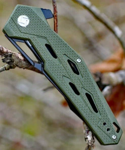 Artisan Cutlery Artisan Interceptor ATZ1812PBGN, 3.54" D2 Black Tanto Blade, Green G10 Handle -Buck Knives Sales 1812pbgn 31851.1566586096