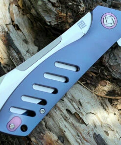 Artisan Cutlery Artisan Tomahawk ATZ1815GBUM, 3.75" M390 Plain Blade, Blue Titanium Handle 7 Artisan Cutlery Artisan Tomahawk ATZ1815GBUM, 3.75" M390 Plain Blade, Blue Titanium Handle -Buck Knives Sales 1815gbum.3 88353.1566585988