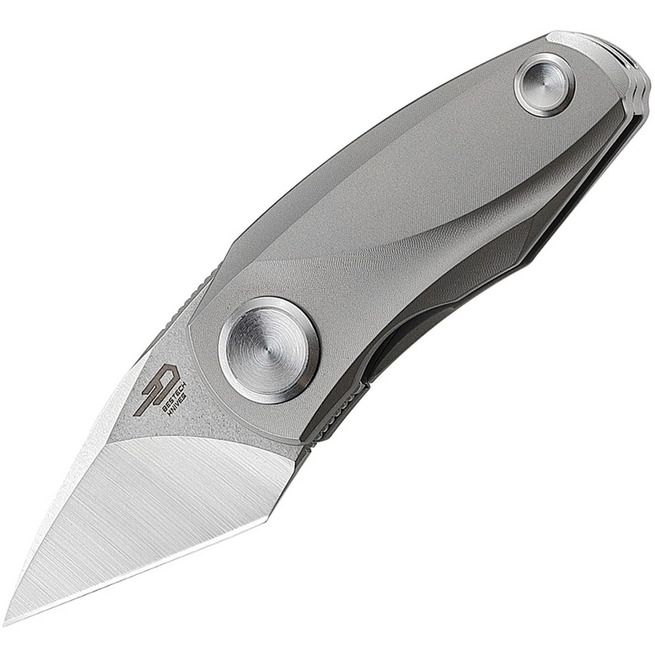 Boker Bestech Tulip Frame Lock 1913A, 1.25" Bohler M390 Kiridashi Blade, Gray Titanium Handle 1 Boker Bestech Tulip Frame Lock 1913A, 1.25" Bohler M390 Kiridashi Blade, Gray Titanium Handle