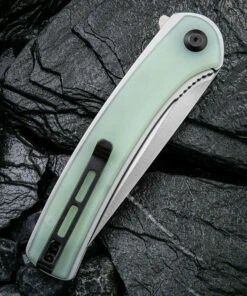 CIVIVI Knives CIVIVI Asticus C2002B, 3.80" D2 Satin Drop Point Plain Blade, Natural (Jade) G-10 Handles -Buck Knives Sales 2002B3 54006.1588346080