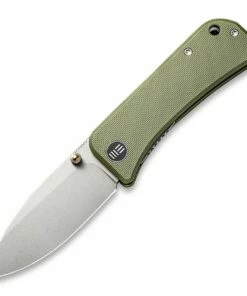 WE Knife Co. Banter 2004D, 2.9" CPM S35VN Stonewashed Stainless Blade, OD Green G-10 Handle
