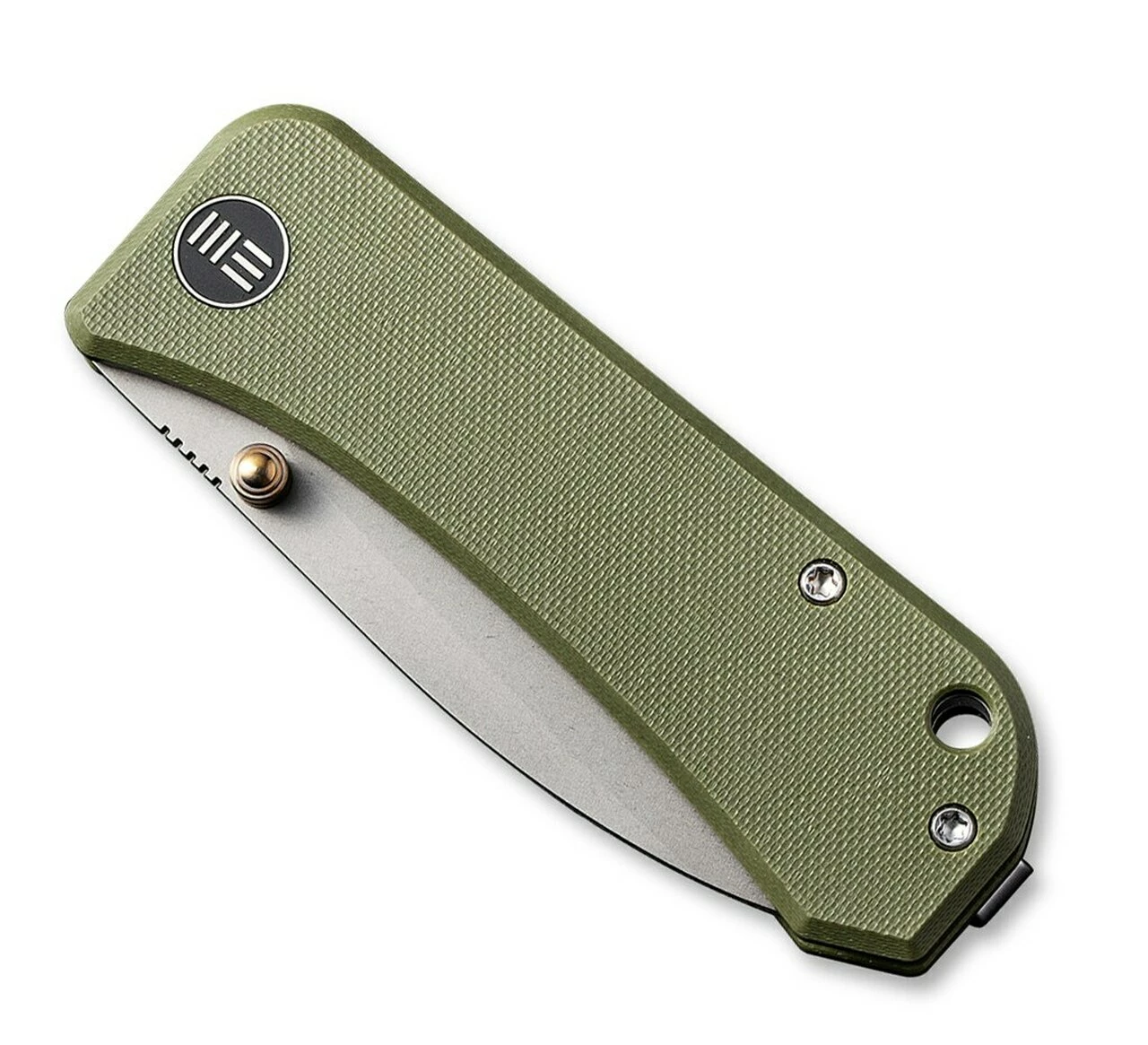 WE Knife Co. Banter 2004D, 2.9" CPM S35VN Stonewashed Stainless Blade, OD Green G-10 Handle 3 WE Knife Co. Banter 2004D, 2.9" CPM S35VN Stonewashed Stainless Blade, OD Green G-10 Handle - Image 3