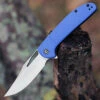 CIVIVI Knives CIVIVI Ortis C2013A, 3.25" 9Cr18MoV Satin Clip Point Plain Blade, Blue FRN Handles