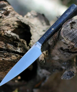 We Knife Co. We Knife Yakula 2013A, 4.39" CPM S35VN Satin Plain Blade, Blue/Black Carbon Fiber With 6AL4V Titanium Bolster Handle