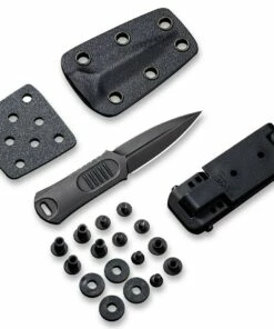 WE Knife Co. Oss Dagger Neck Knife 2017E, 2.22" CPM-20CV Black Stonewashed Dagger, Black G-10 Handle -Buck Knives Sales 2017E Oss Dagger 7 14254.1612819254.1280.1280 32075.1614272163