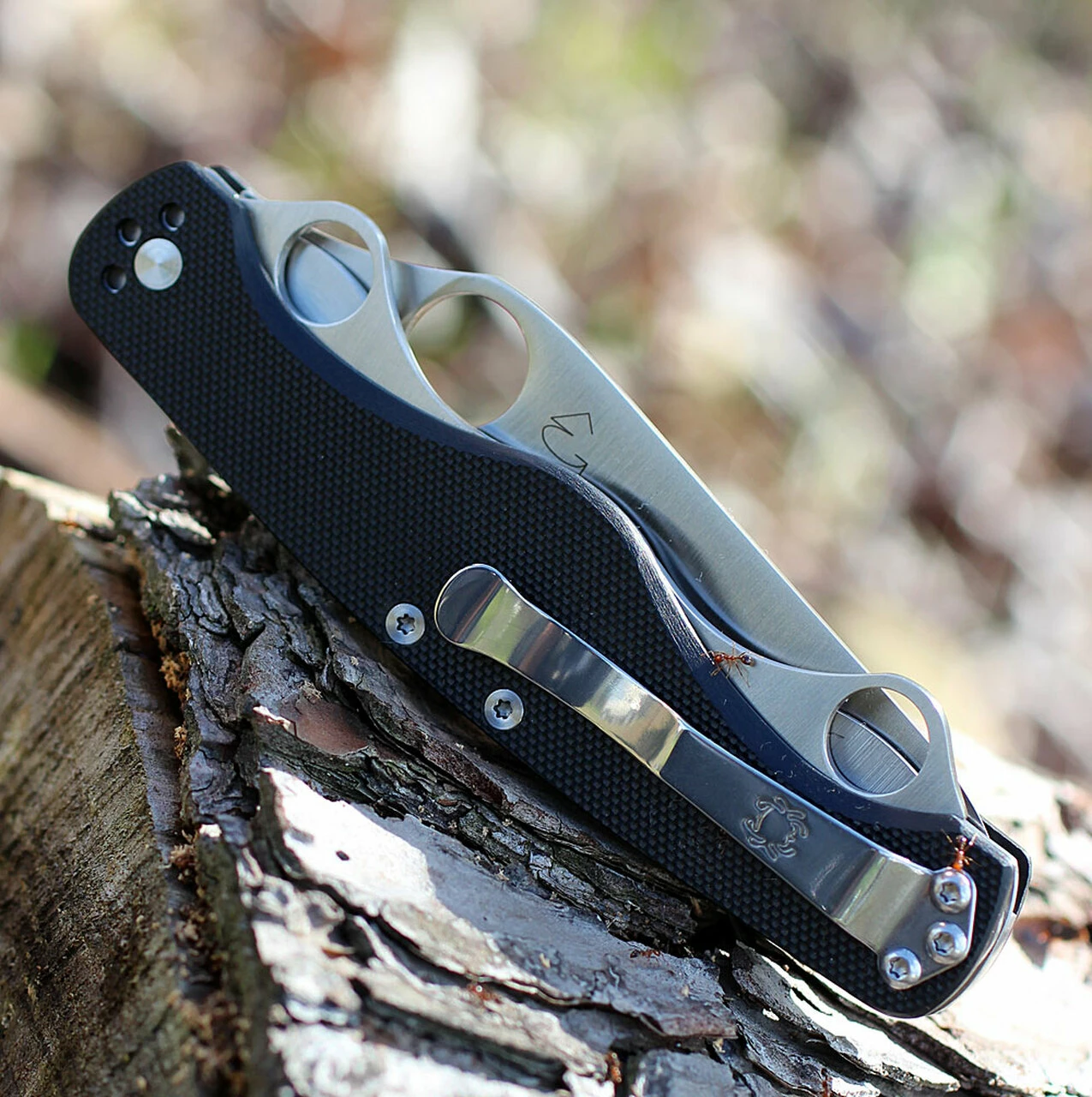 Spyderco Knives Spyderco C208GP ClipiTool Standard, 3.5" 8Cr13MoV Plain Blade, Black G-10 Handle 6 Spyderco Knives Spyderco C208GP ClipiTool Standard, 3.5" 8Cr13MoV Plain Blade, Black G-10 Handle - Image 6