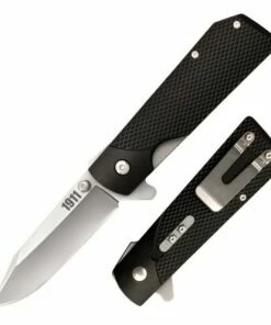 Cold Steel 1911 Folding Knife CS20NPJAA, 3" 4034SS Plain Blade, Black Griv Ex Handle