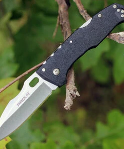 Cold Steel 20NU Pro Lite Lockback Sport, 3.5" 4116 Plain Blade, Black GFN Handle