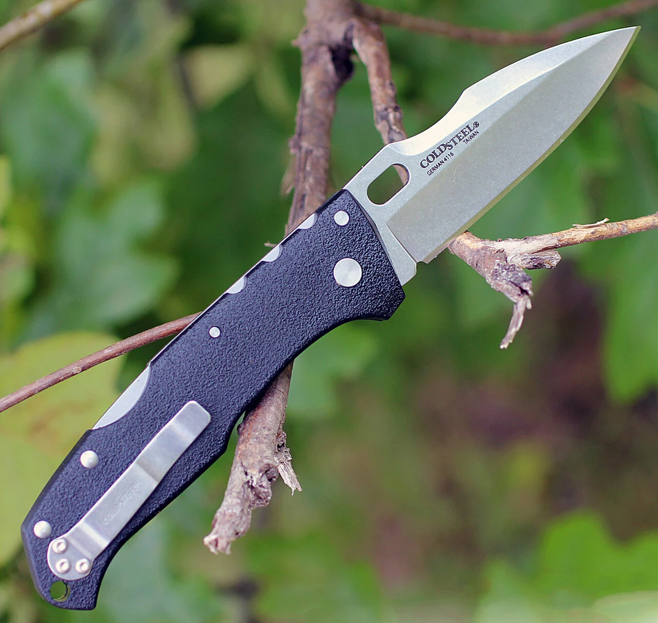 Cold Steel 20NU Pro Lite Lockback Sport, 3.5" 4116 Plain Blade, Black GFN Handle 2 Cold Steel 20NU Pro Lite Lockback Sport, 3.5" 4116 Plain Blade, Black GFN Handle - Image 2