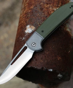 CIVIVI Knives CIVIVI Trailblazer XL Slip Joint Knife C2101A, 3.5" D2 Satin Plain Blade, OD Green G-10 Handle