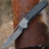 CIVIVI Knives CIVIVI Trailblazer XL Slip Joint Knife C2101DS-1, 3.5" Damascus Plain Blade, Carbon Fiber Overlay Handle