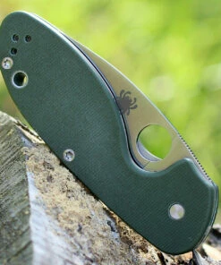 Spyderco Knives Spyderco C216GPGR EFFICIENT, Satin Plain Blade, Green G-10 Handle -Buck Knives Sales 216gpsgr.3 1 82709.1566586106