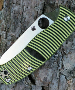 Spyderco Knives Spyderco Caribbean C217GPS Sheepfoot G-10 Yellow/Black, 3.70" LC200N Plain Blade -Buck Knives Sales 217gssf 1 66952.1566585926