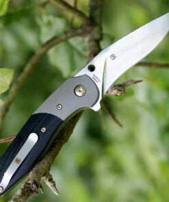 Spyderco Knives Spyderco Hanan G-10 Black /Titanium Bolsters C227GP, 2.95" CPM S30V Plain Blade 8 Spyderco Knives Spyderco Hanan G-10 Black /Titanium Bolsters C227GP, 2.95" CPM S30V Plain Blade -Buck Knives Sales 227gp.3 85348.1566585902