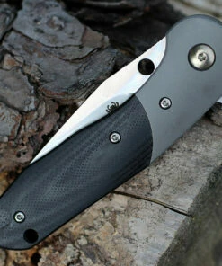 Spyderco Knives Spyderco Hanan G-10 Black /Titanium Bolsters C227GP, 2.95" CPM S30V Plain Blade 9 Spyderco Knives Spyderco Hanan G-10 Black /Titanium Bolsters C227GP, 2.95" CPM S30V Plain Blade -Buck Knives Sales 227gp.4 03542.1566585902