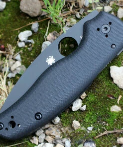 Spyderco Knives Spyderco C229GSBK Shaman, 3.58" CPM S30V Serrated Black Blade, Black G-10 Handle -Buck Knives Sales 229gsbk.4 35402.1566585928