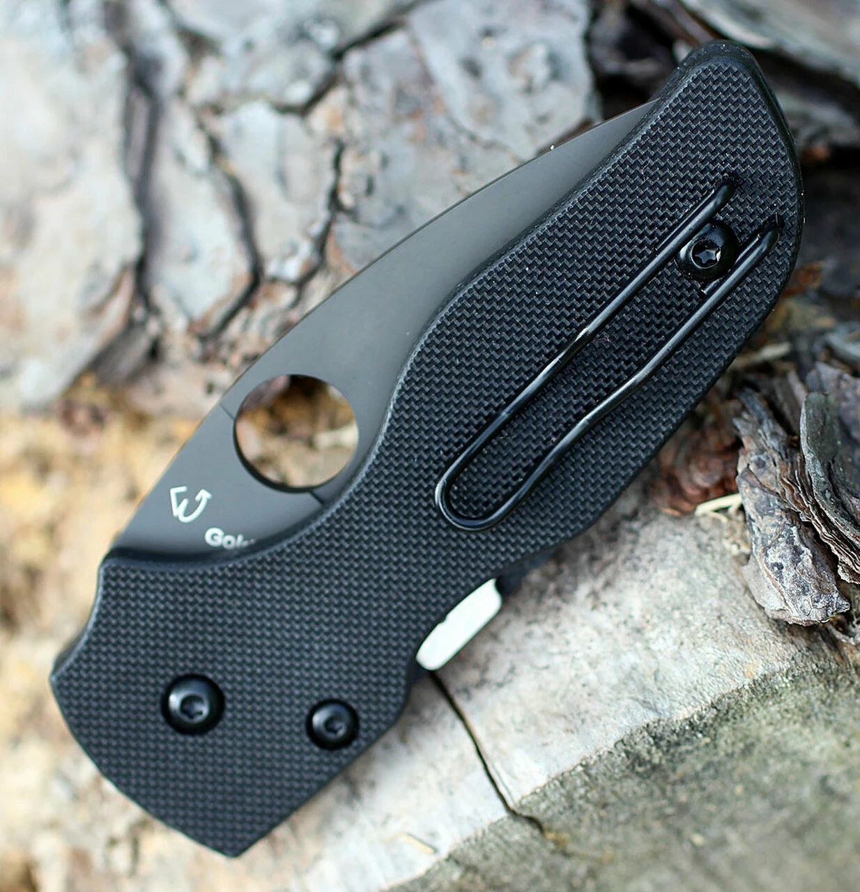 Spyderco Knives Spyderco C230GSBBK Lil' Native, 2.5" CPM S30V Serrated Black Blade, Black G-10 Handle 3 Spyderco Knives Spyderco C230GSBBK Lil' Native, 2.5" CPM S30V Serrated Black Blade, Black G-10 Handle - Image 3