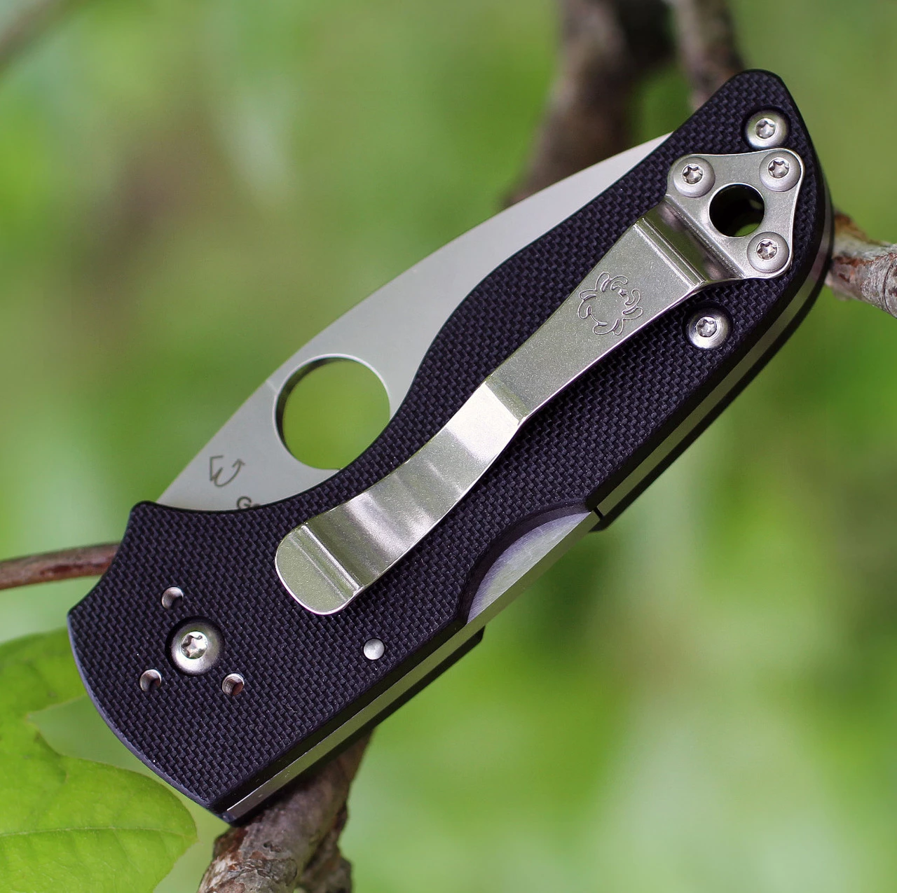 Spyderco Knives Spyderco C230MBGS Lil' Native, 2.5" CPM S30V Serrated Blade, Black G-10 Handle 4 Spyderco Knives Spyderco C230MBGS Lil' Native, 2.5" CPM S30V Serrated Blade, Black G-10 Handle - Image 4