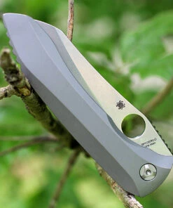 Spyderco Knives Spyderco Paysan C238TIP, 3.88" CPM S90V Plain Blade, Titanium Handle -Buck Knives Sales 238tip.2 58427.1566585960