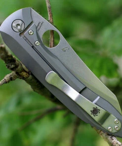 Spyderco Knives Spyderco Paysan C238TIP, 3.88" CPM S90V Plain Blade, Titanium Handle -Buck Knives Sales 238tip.3 97313.1566585961