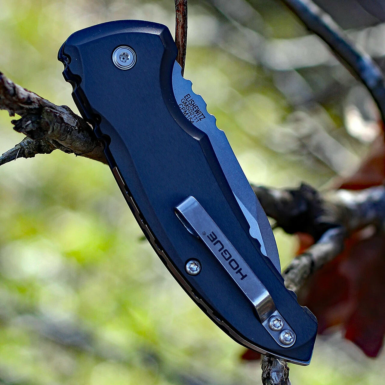 HOGUE 24102 A01-MS, 2.6" WHARNCLIFFE CPM-154 BLADE, GRAY ALUMINUM HANDLE 4 HOGUE 24102 A01-MS, 2.6" WHARNCLIFFE CPM-154 BLADE, GRAY ALUMINUM HANDLE - Image 4