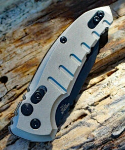 HOGUE 24107 A01-MS, 2.6" WHARNCLIFFE CPM-154 FDE BLACK BLADE, TAN ALUMINUM HANDLE 6 HOGUE 24107 A01-MS, 2.6" WHARNCLIFFE CPM-154 FDE BLACK BLADE, TAN ALUMINUM HANDLE -Buck Knives Sales 24107 99078.1566586219