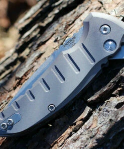 Hogue 24172 X1 Micro Button Lock, 2.75" CPM-154 Plain Blade, Matte Grey Aluminum Handle 9 Hogue 24172 X1 Micro Button Lock, 2.75" CPM-154 Plain Blade, Matte Grey Aluminum Handle -Buck Knives Sales 24172.4 79844.1566585889