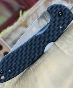 Spyderco Knives Spyderco Siren C247GP, 3.6" LC200N Satin Plain Blade, Black G-10 Handles 11 Spyderco Knives Spyderco Siren C247GP, 3.6" LC200N Satin Plain Blade, Black G-10 Handles -Buck Knives Sales 247GP.6 59914.1623880473