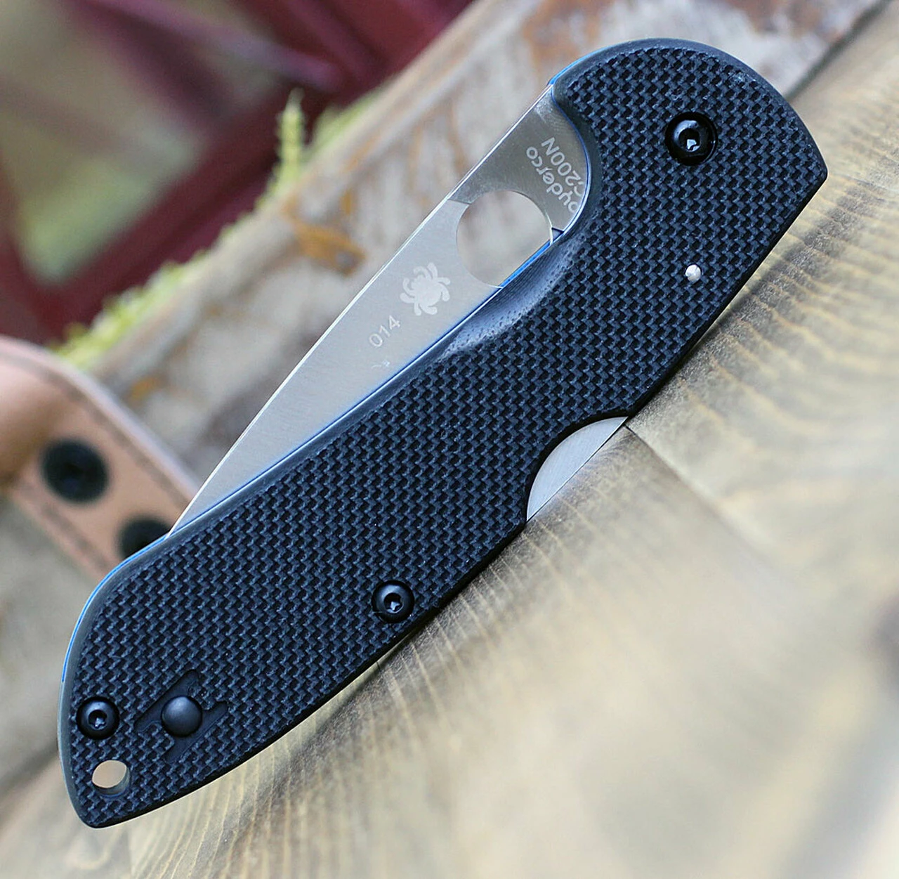 Spyderco Knives Spyderco Siren C247GP, 3.6" LC200N Satin Plain Blade, Black G-10 Handles 5 Spyderco Knives Spyderco Siren C247GP, 3.6" LC200N Satin Plain Blade, Black G-10 Handles - Image 5