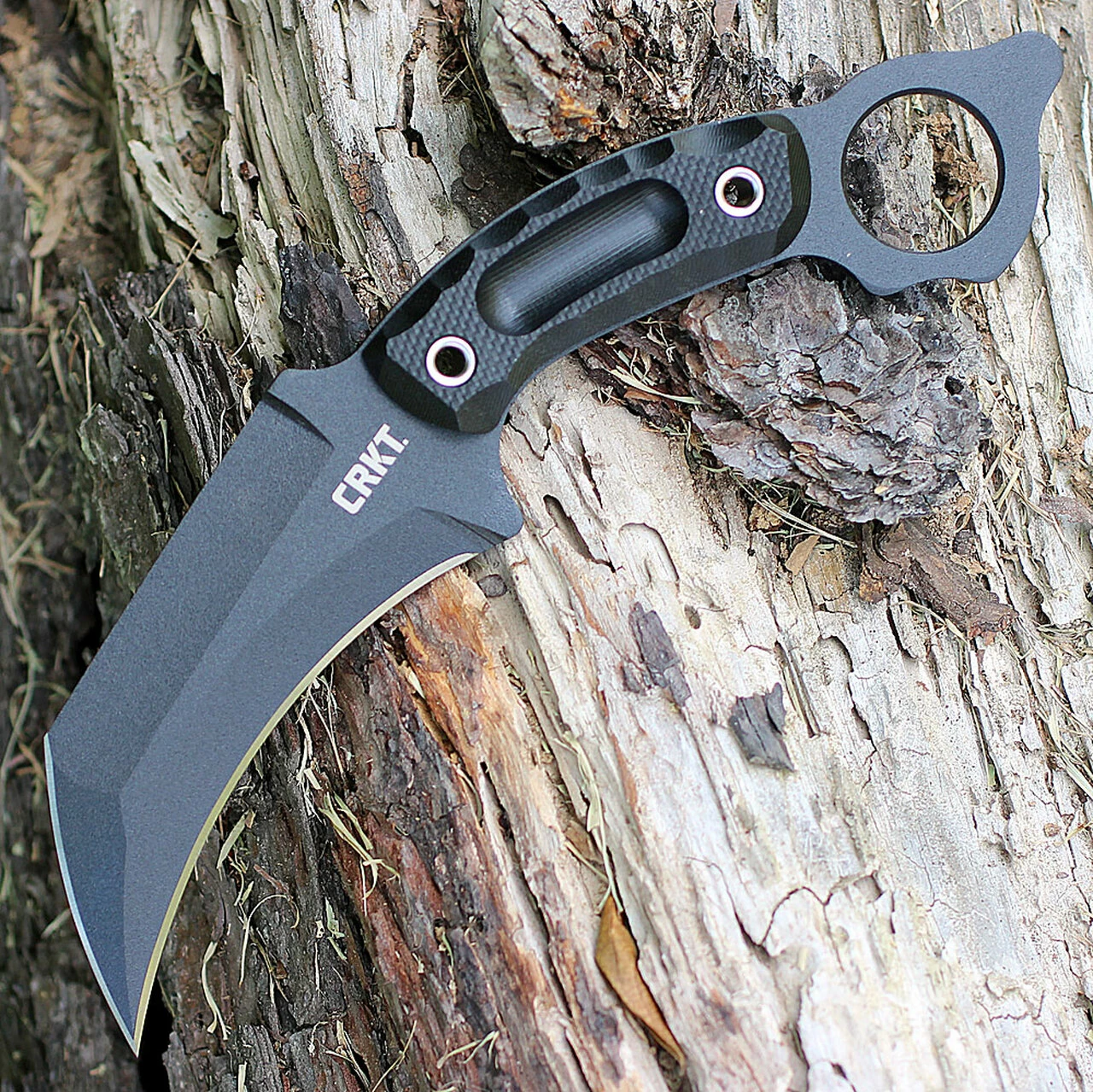CRKT 2630 Du Hoc, 5" SK5 Plain Blade, Black G-10 Handle 1 CRKT 2630 Du Hoc, 5" SK5 Plain Blade, Black G-10 Handle