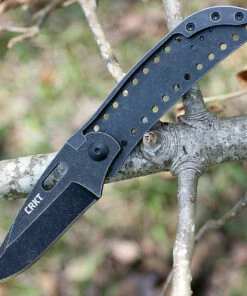 CRKT 2784 Desta, 2.57" 8Cr13MoV SS, Plain Blade, SS Handle