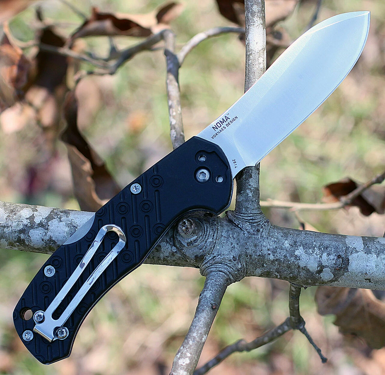 CRKT 2814 Noma Compact, 2.76" 8Cr13MoV SS, Plain Blade, GFN Handle 2 CRKT 2814 Noma Compact, 2.76" 8Cr13MoV SS, Plain Blade, GFN Handle - Image 2