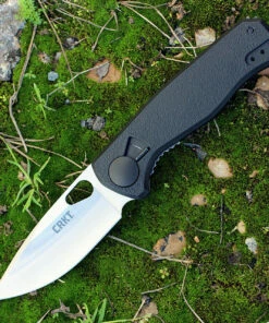 CRKT 2817 HVAS, 3.38" 1.4116 Plain Blade, Black GFN Handle