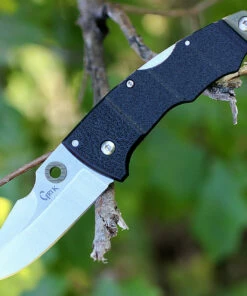 Cold Steel 28E Grik, 3" AUS 8A Plain Blade, Black/OD Green G-10 Handle -Buck Knives Sales 28e.4 30826.1566585892