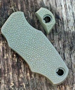 Cold Steel 28E Grik, 3" AUS 8A Plain Blade, Black/OD Green G-10 Handle -Buck Knives Sales 28e 64705.1566585894